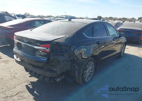2017 Ford Fusion Hybrid Se from USA, damaged, VIN 3FA6P0LUXHR295131